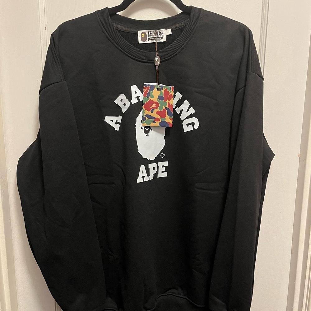 Bape Black Sweater NWT